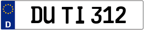 Truck License Plate